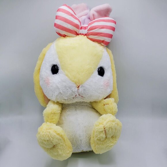 Pote Usa Loppy Bunny Jumbo Plush (Yellow) - Picture 2 of 6